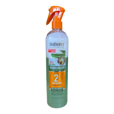 اسپری دوفاز آبرسان و نرم کننده مو باباریا - Babaria Biphase Hair Conditioner