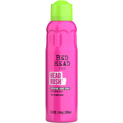اسپری براق کننده ضد وز و آبرسان موی تی جی - Tigi Head Rush Shine Hair Spray for Smooth Shiny Hair