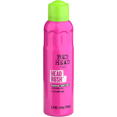 اسپری براق کننده ضد وز و آبرسان موی تی جی - Tigi Head Rush Shine Hair Spray for Smooth Shiny Hair